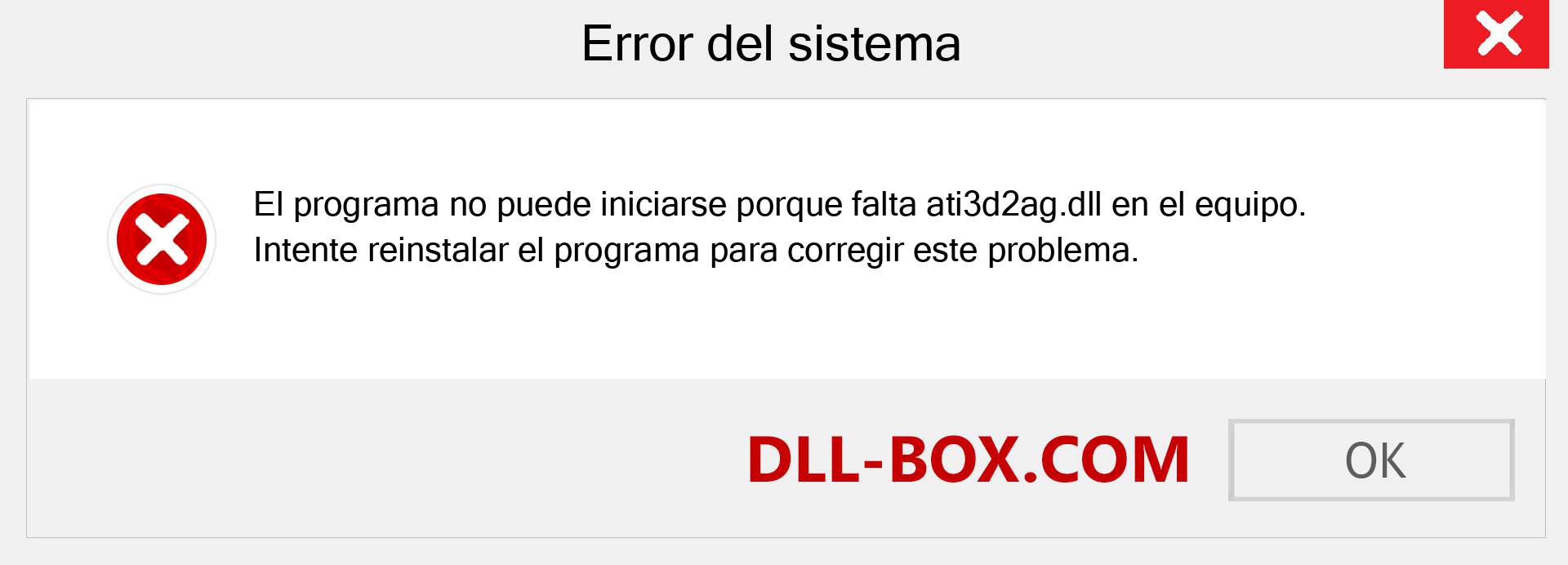 ¿Falta el archivo ati3d2ag.dll ?. Descargar para Windows 7, 8, 10 - Corregir ati3d2ag dll Missing Error en Windows, fotos, imágenes